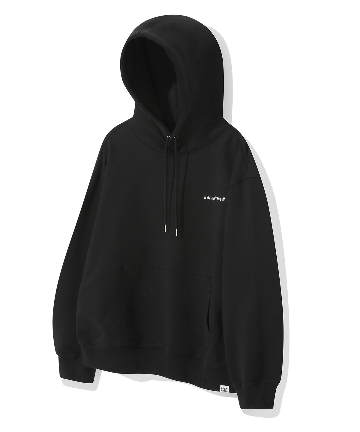 빈트릴(BEENTRILL) 데이지 해시태그 후드(블랙)
