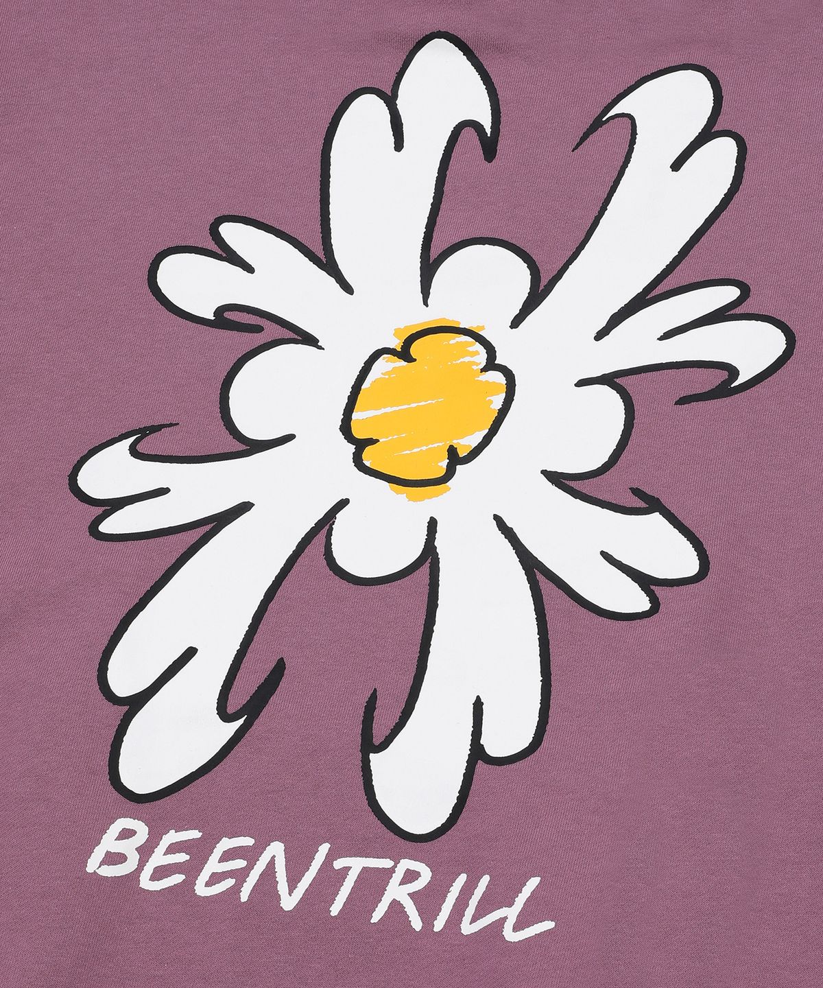 빈트릴(BEENTRILL) 데이지 해시태그 후드(퍼플)