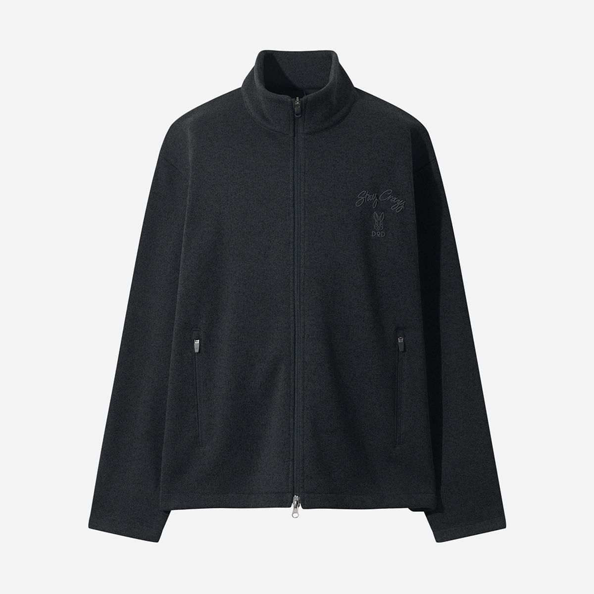 디오디(DOD) 템프니트 집업 자켓(BLACK)