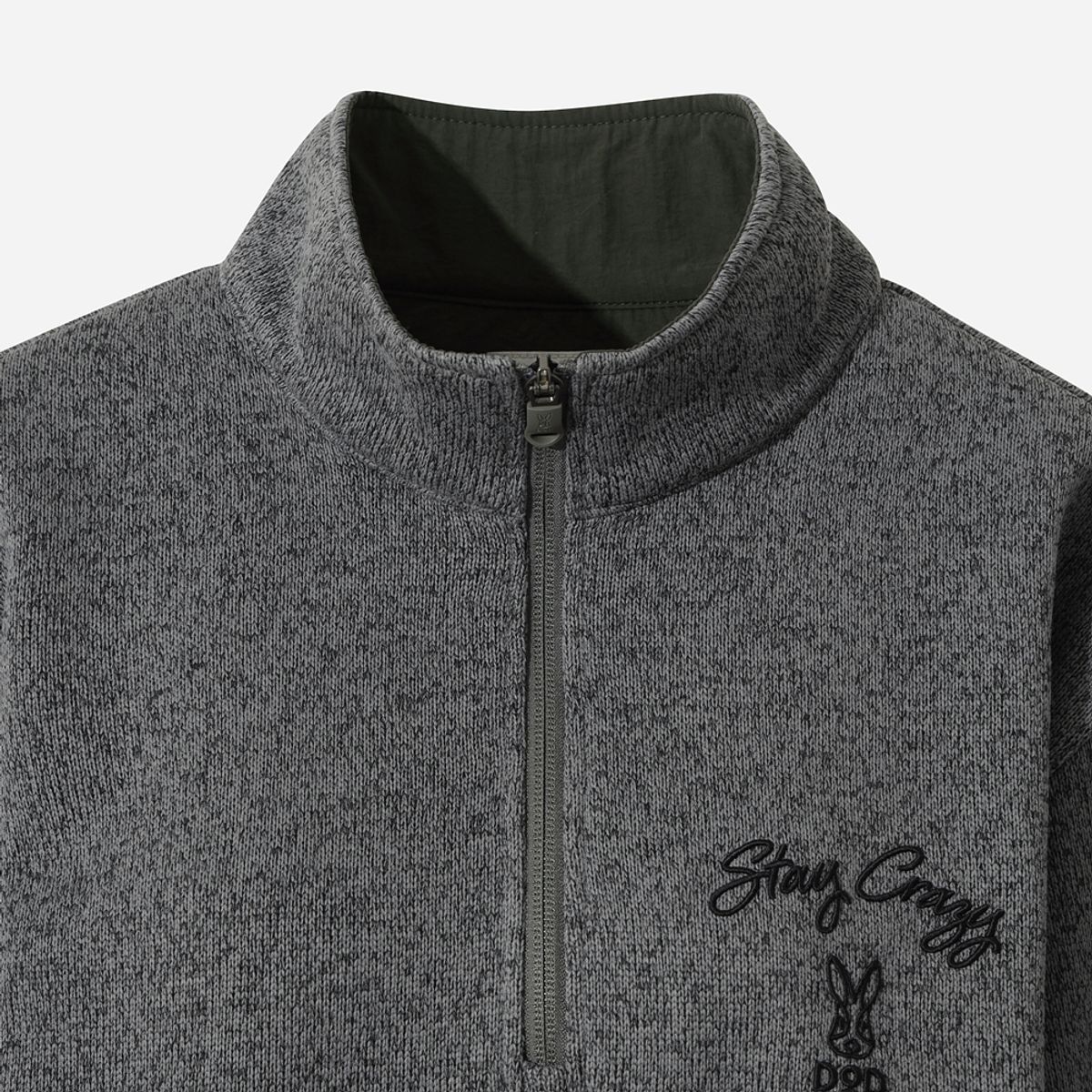 디오디(DOD) 템프니트 베이직 집업 아노락(D.CHARCOAL GREY)