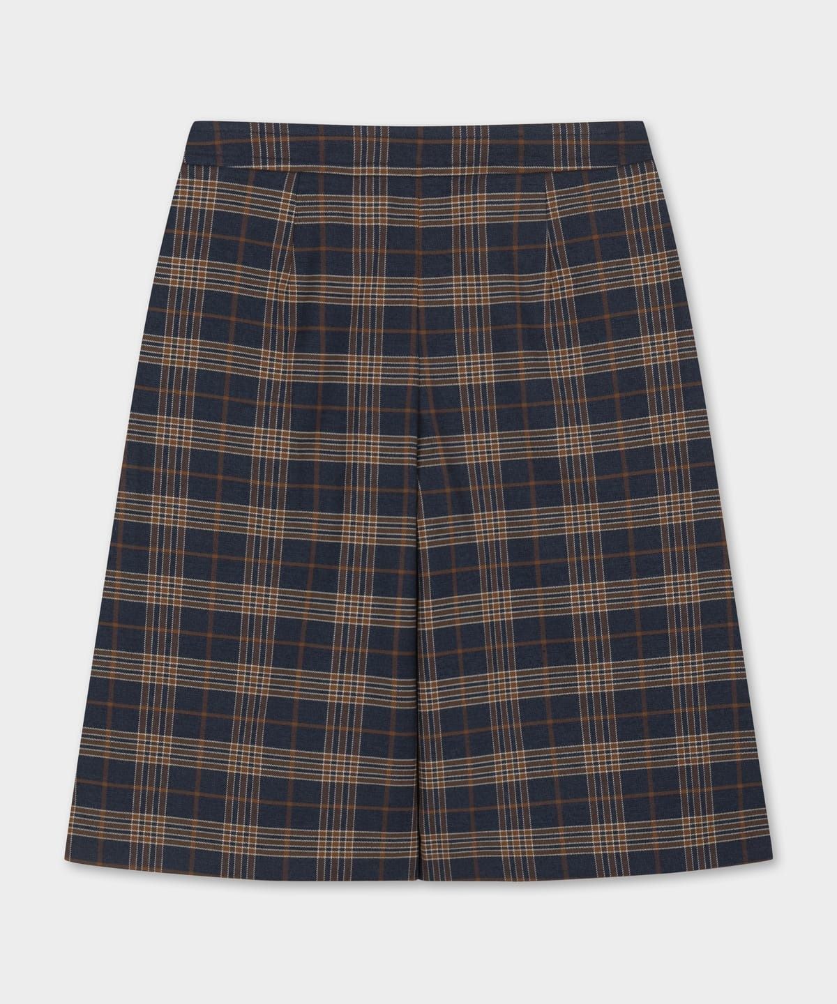 브룩스 브라더스(BROOKS BROTHERS) [여성] 체크 패턴 큐롯 팬츠 (멀티) (BBPCWFF302)