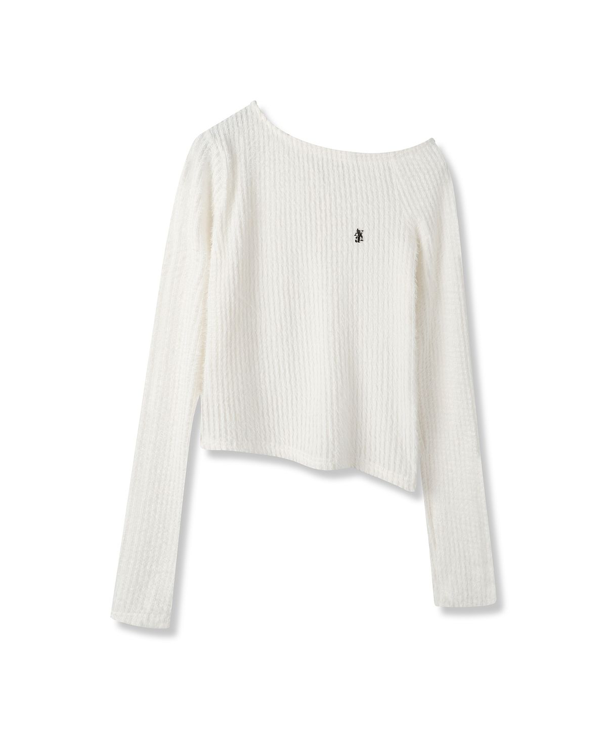 어반드레스(AVANDRESS) Hazle Hairly Unbalance Tee_4Colors