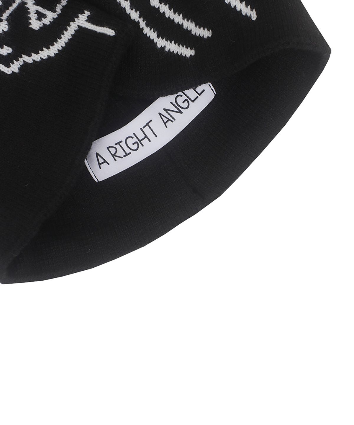 어라이트앵글(ARIGHTANGLE) CAT FISH BEANIE (BLACK)