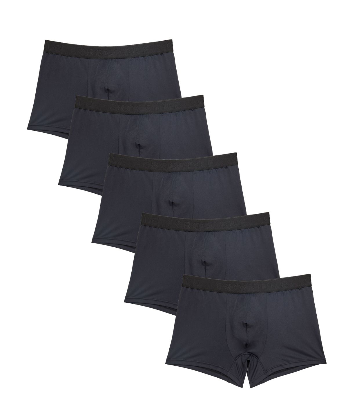 크로커다일 이너웨어(CROCODILE INNERWEAR) [블랙에디션] 아스킨/에어로쿨/폴리스판 드로즈 5매