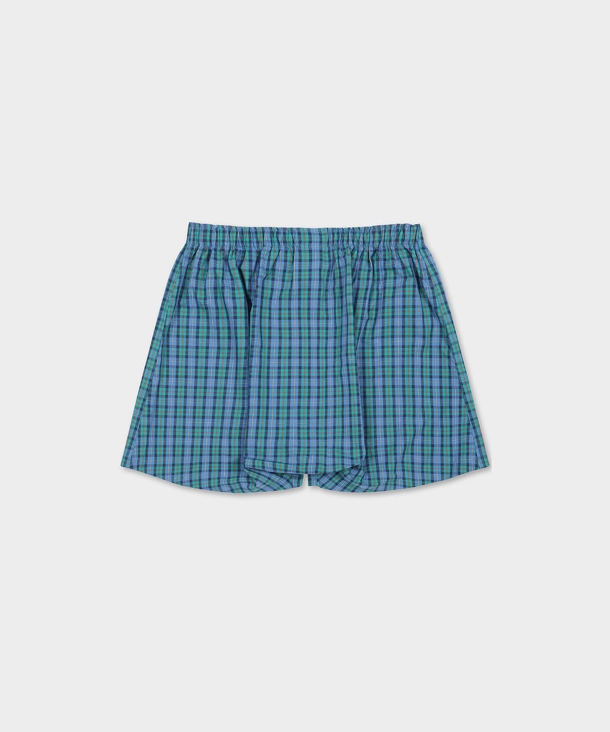브룩스 브라더스(BROOKS BROTHERS) 홀리데이 체크 박서 (블루) (BBAUMNF502)