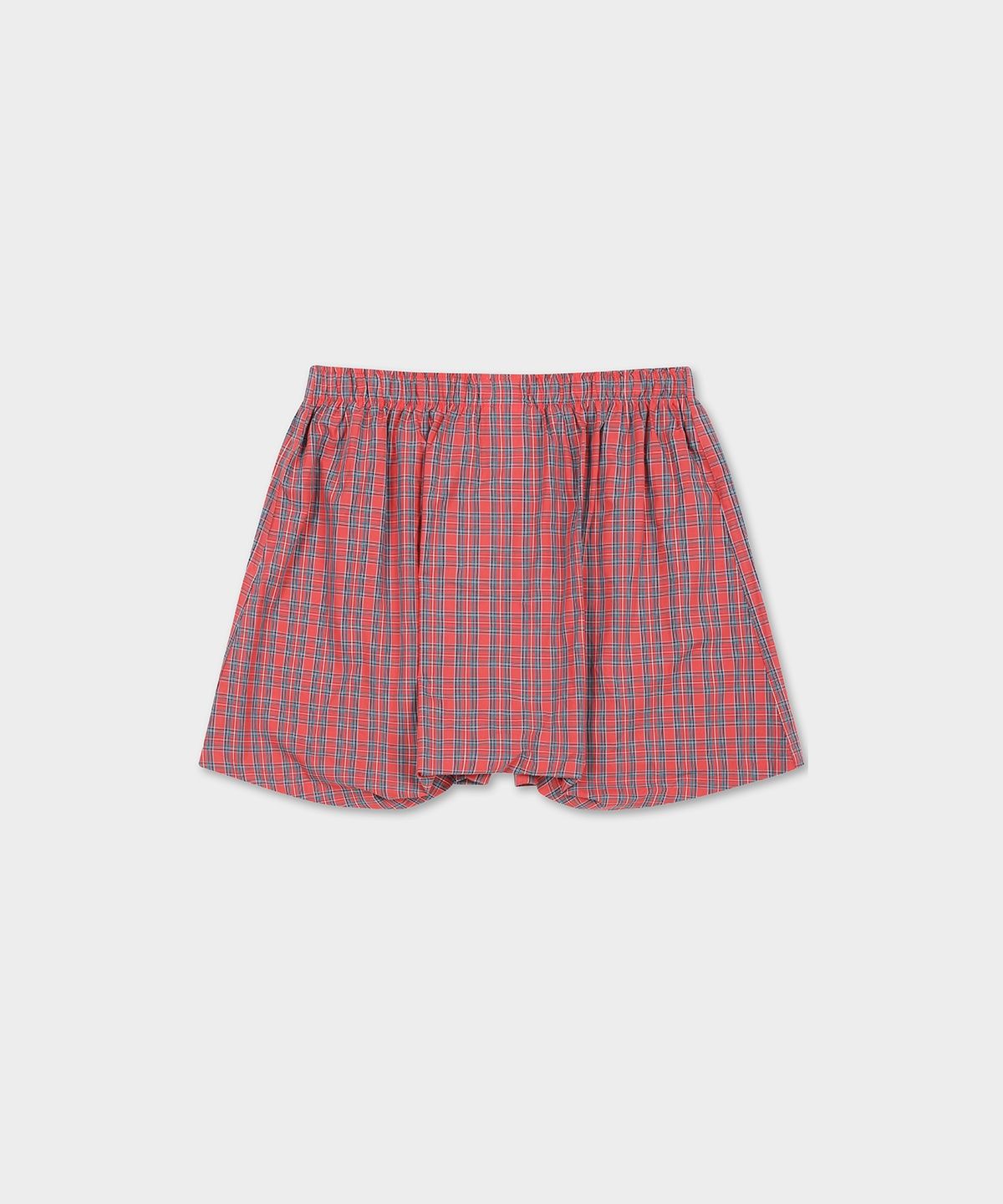 브룩스 브라더스(BROOKS BROTHERS) 홀리데이 체크 박서 (레드) (BBAUMNF502)