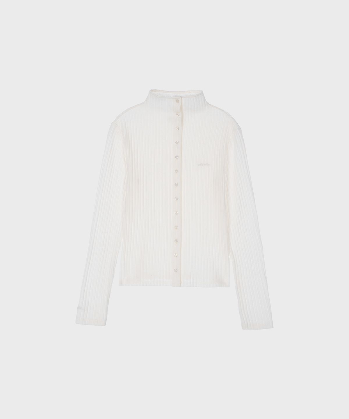 알키알카(ALKI ALKA) High-neck Long Sleeve (Ivory)