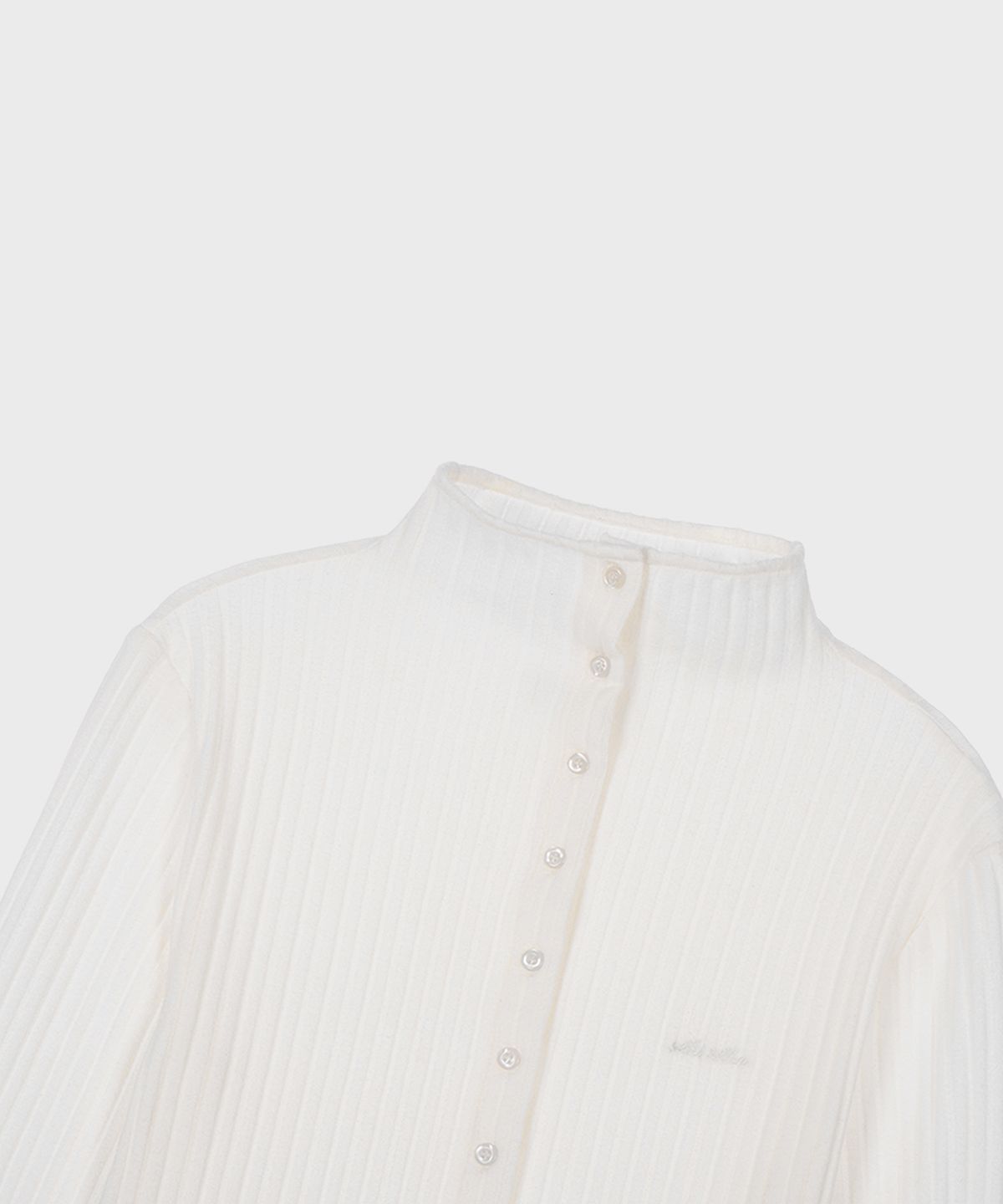 알키알카(ALKI ALKA) High-neck Long Sleeve (Ivory)