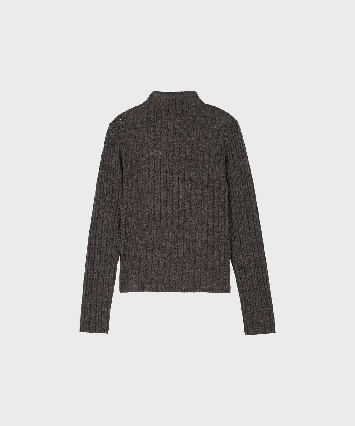 알키알카(ALKI ALKA) High-neck Long Sleeve (Charcoal)