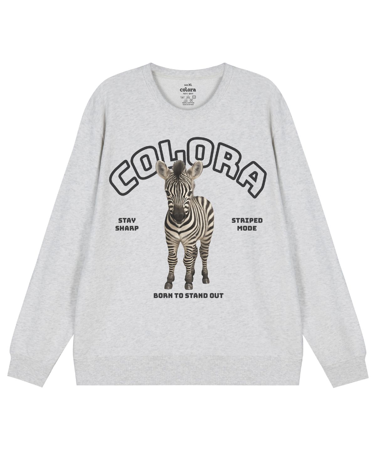 컬로라(COLORA) 컬로라 베이비 지브라 스웻셔츠 (3color)