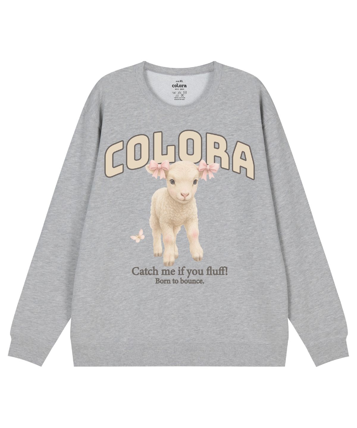 컬로라(COLORA) 캐치 미 이프 유 플루프 스웻셔츠 (3color)