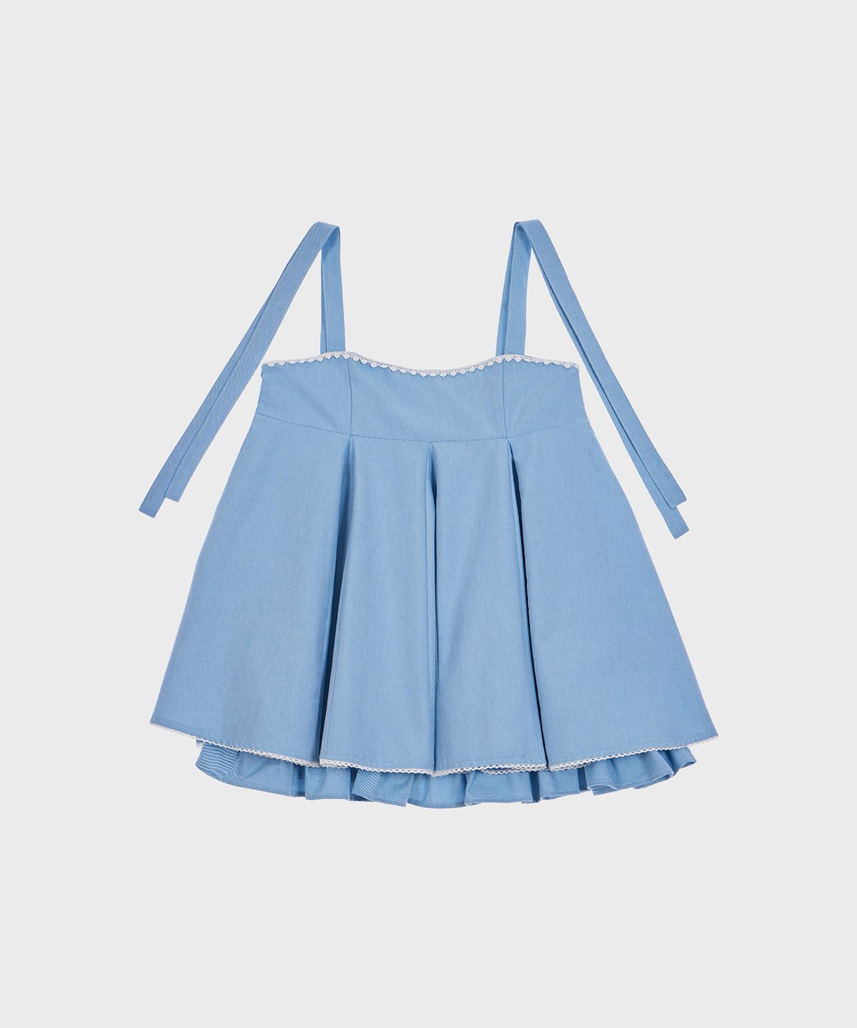 알키알카(ALKI ALKA) Balloon Mini Dress (Light Blue)