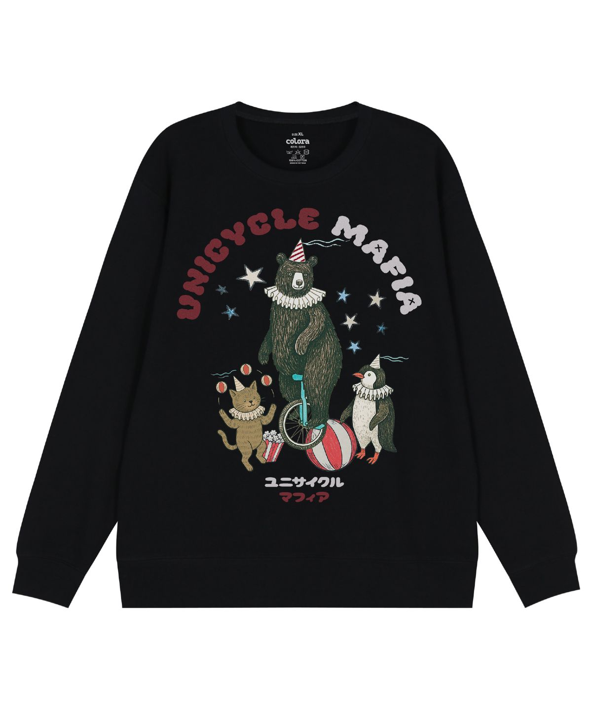 컬로라(COLORA) 유니사이클 마피아 스웻셔츠 (3color)