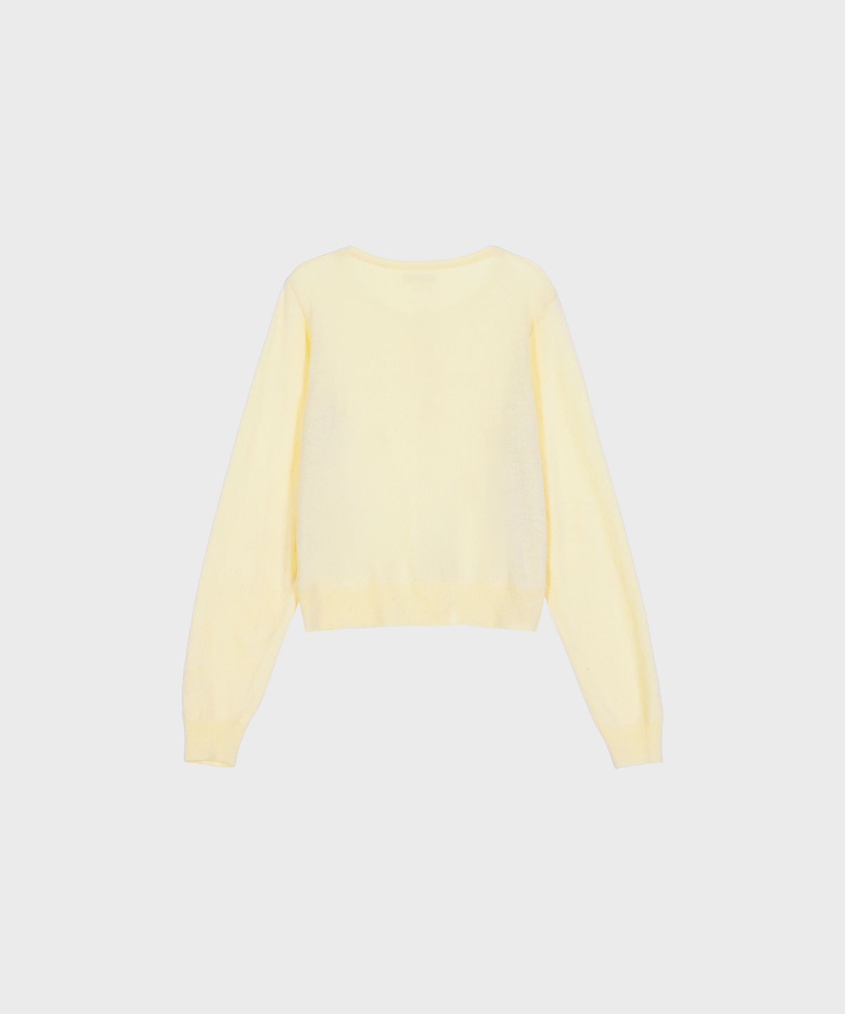 알키알카(ALKI ALKA) Basic Round Cardigan (Butter)
