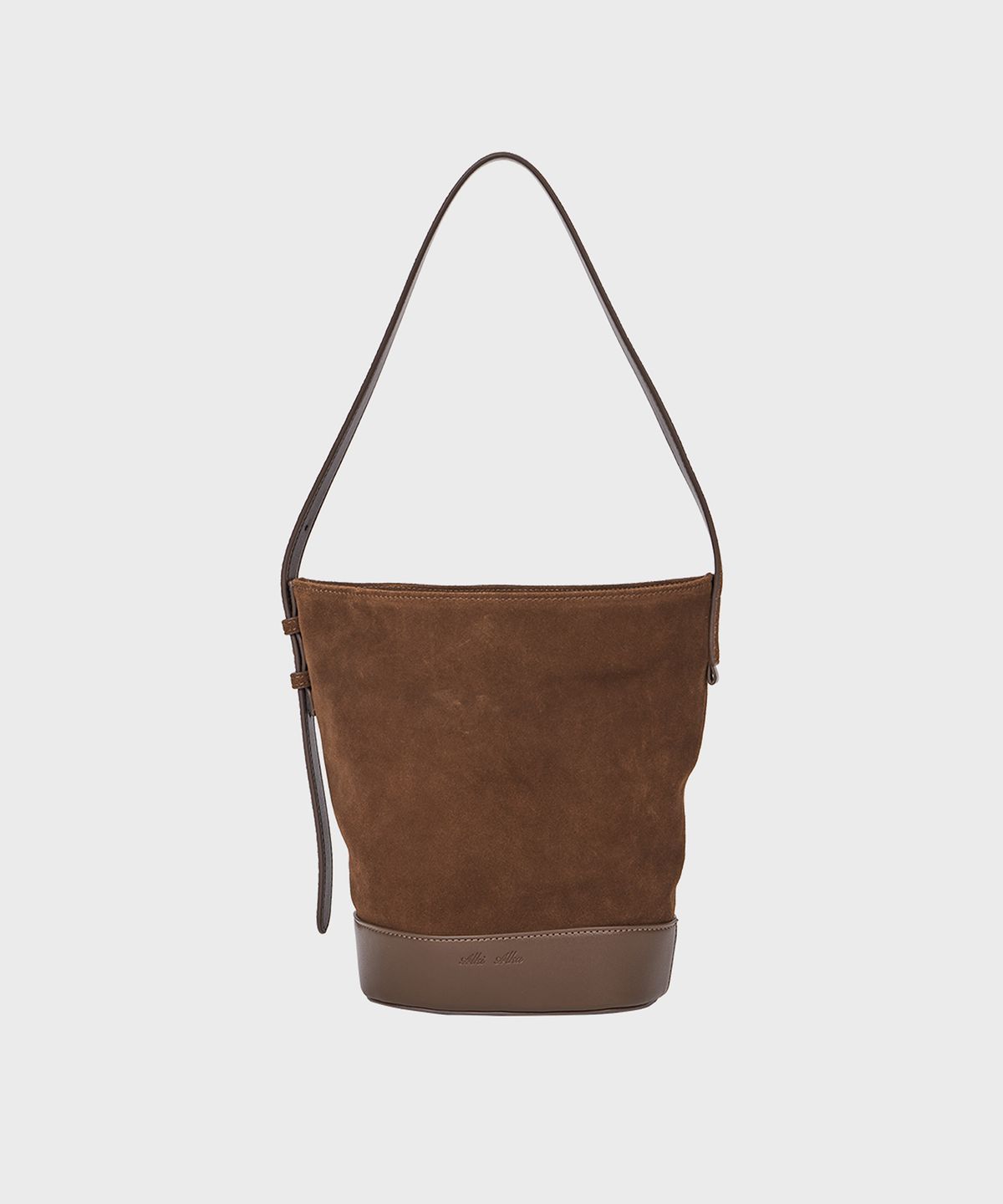 알키알카(ALKI ALKA) Combo Bucket Bag (Brown)
