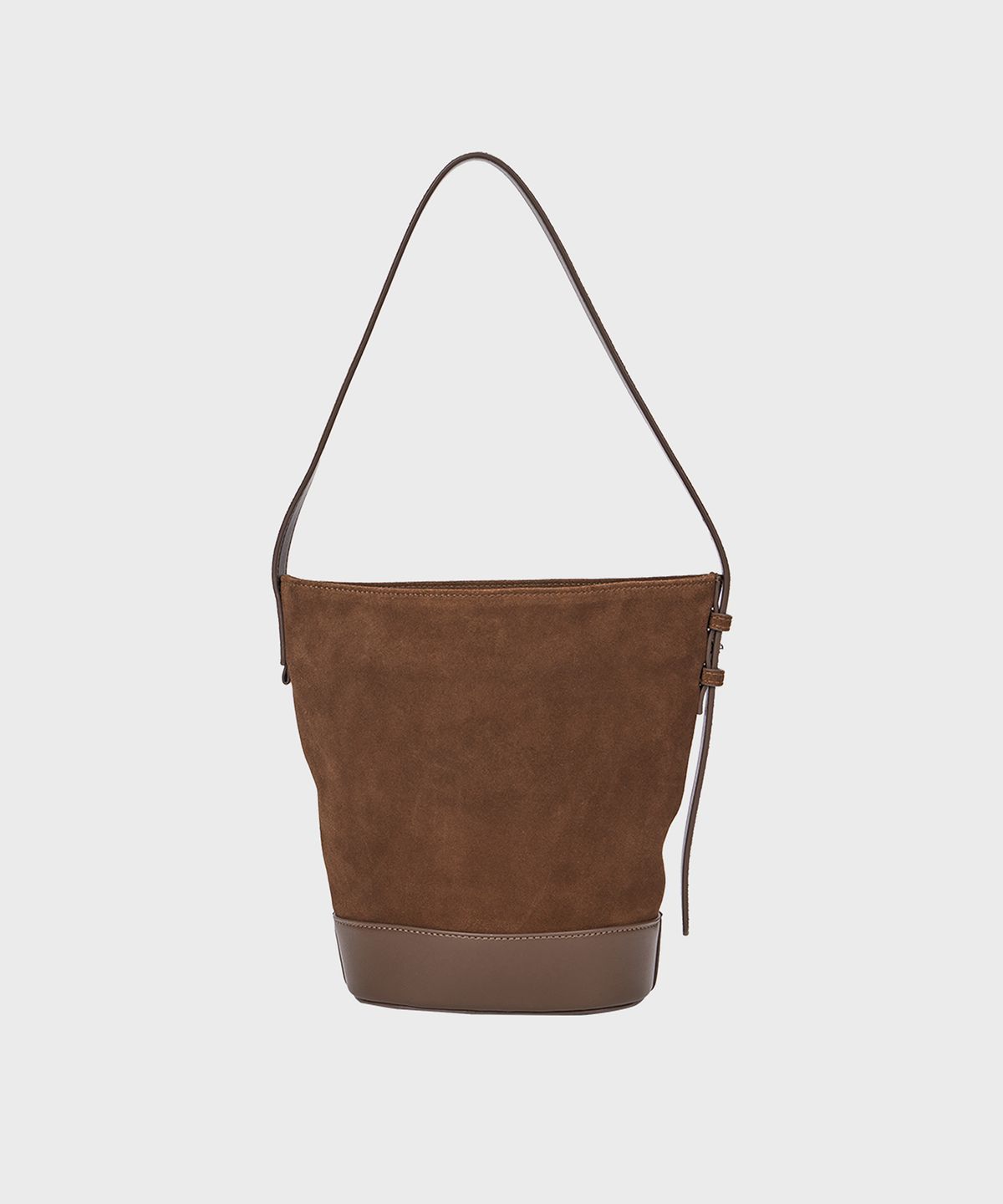 알키알카(ALKI ALKA) Combo Bucket Bag (Brown)