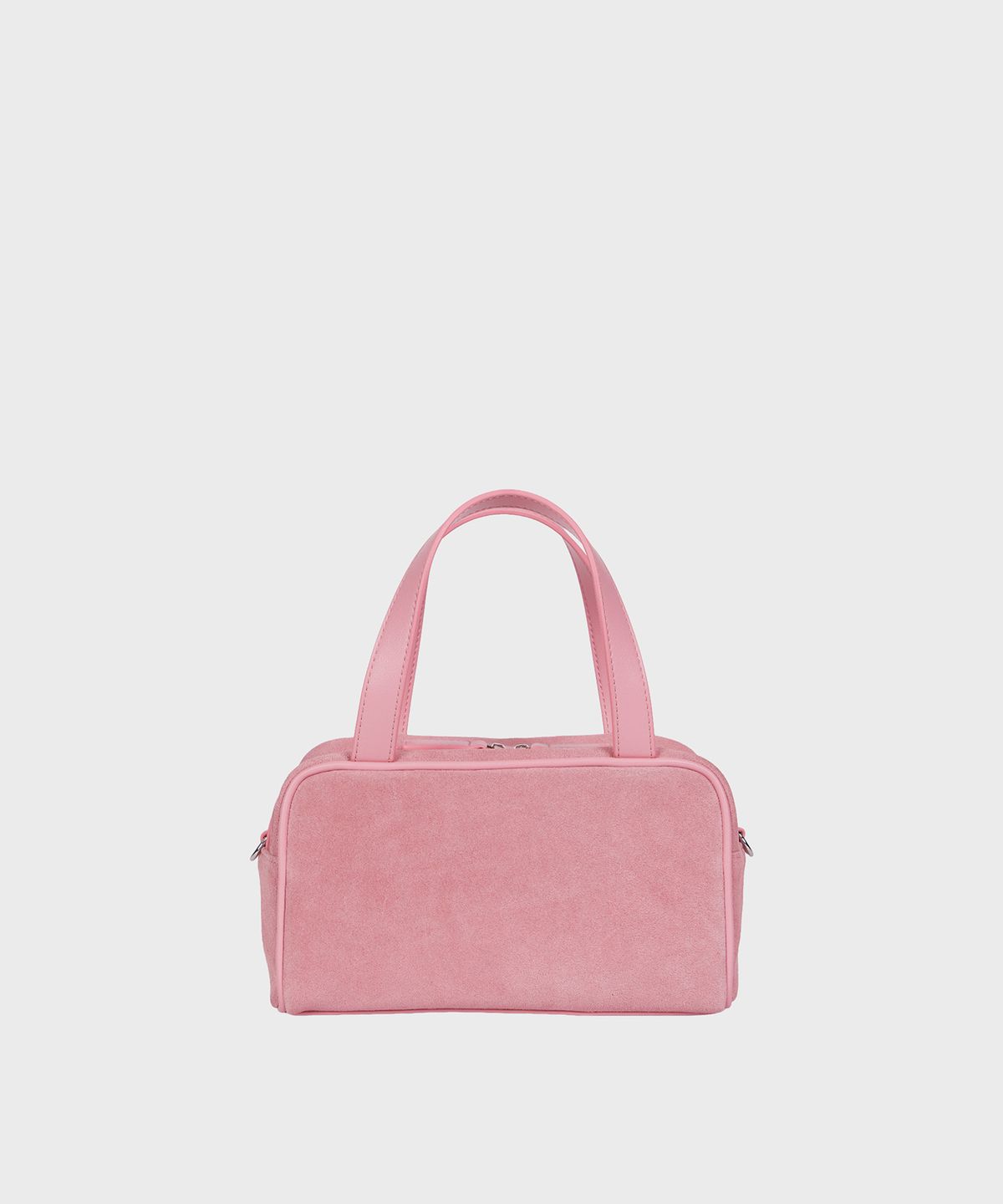 알키알카(ALKI ALKA) Mini Square Tote Bag_Suede (Suede Pink)
