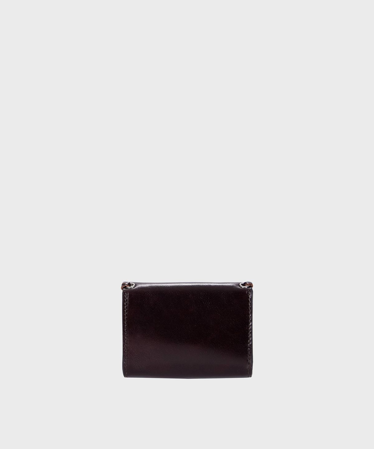 알키알카(ALKI ALKA) Eyelet Card Wallet (Choco Brown)