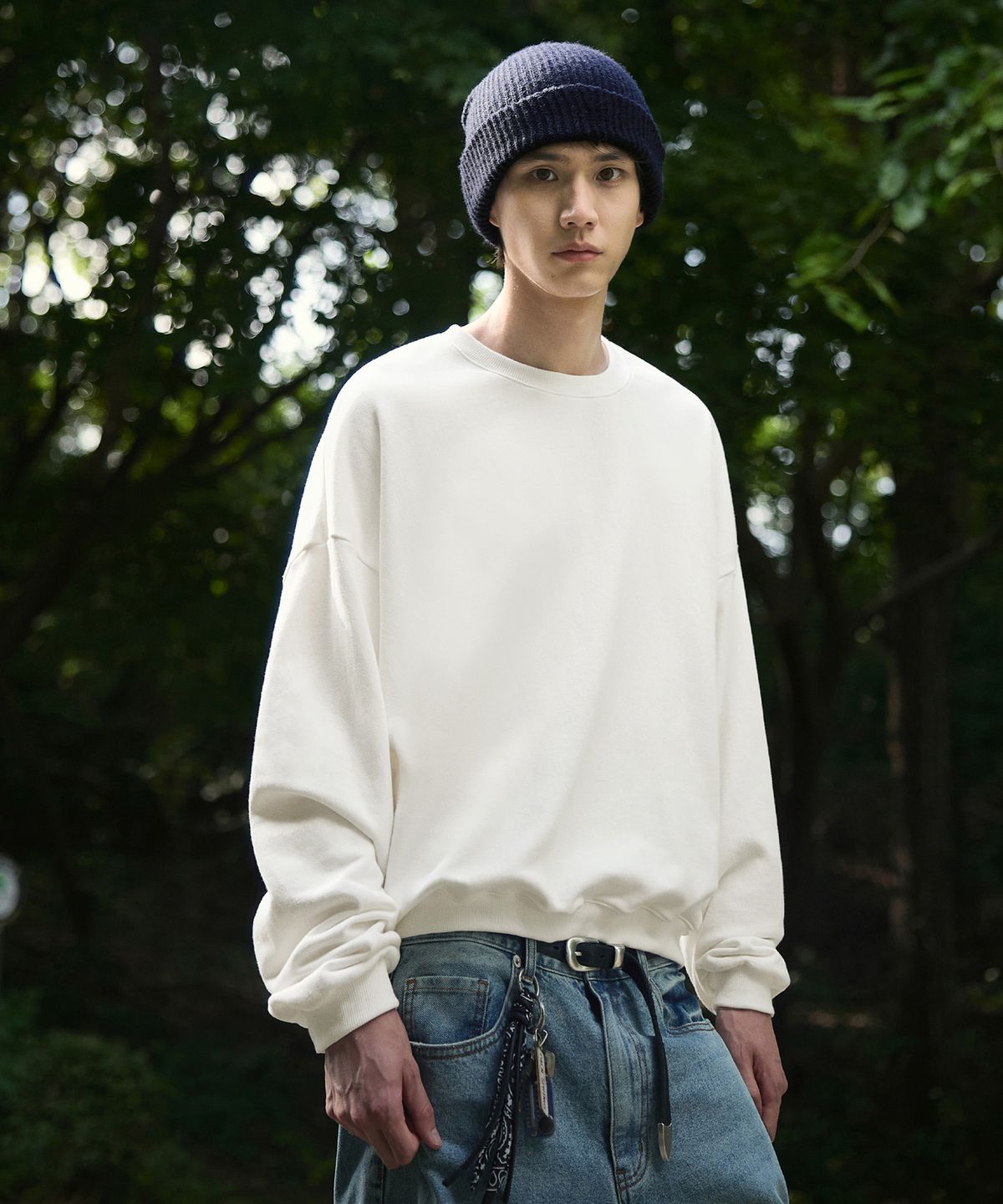미니멀프로젝트(MINIMALPROJECT) 리파인드 크롭 스웻셔츠 MMT300C-Z  [GRAY]