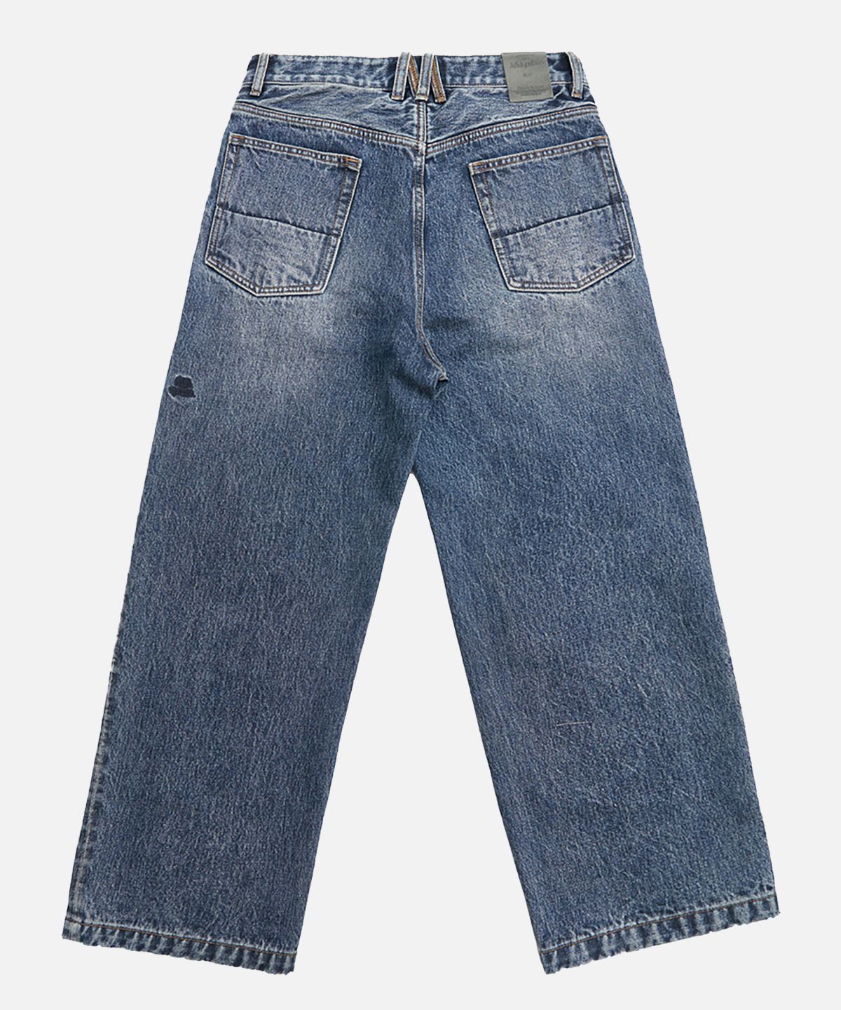 미드업데이트(MIDUPDATE) Vintage Washing Wide Denim Pants_Blue