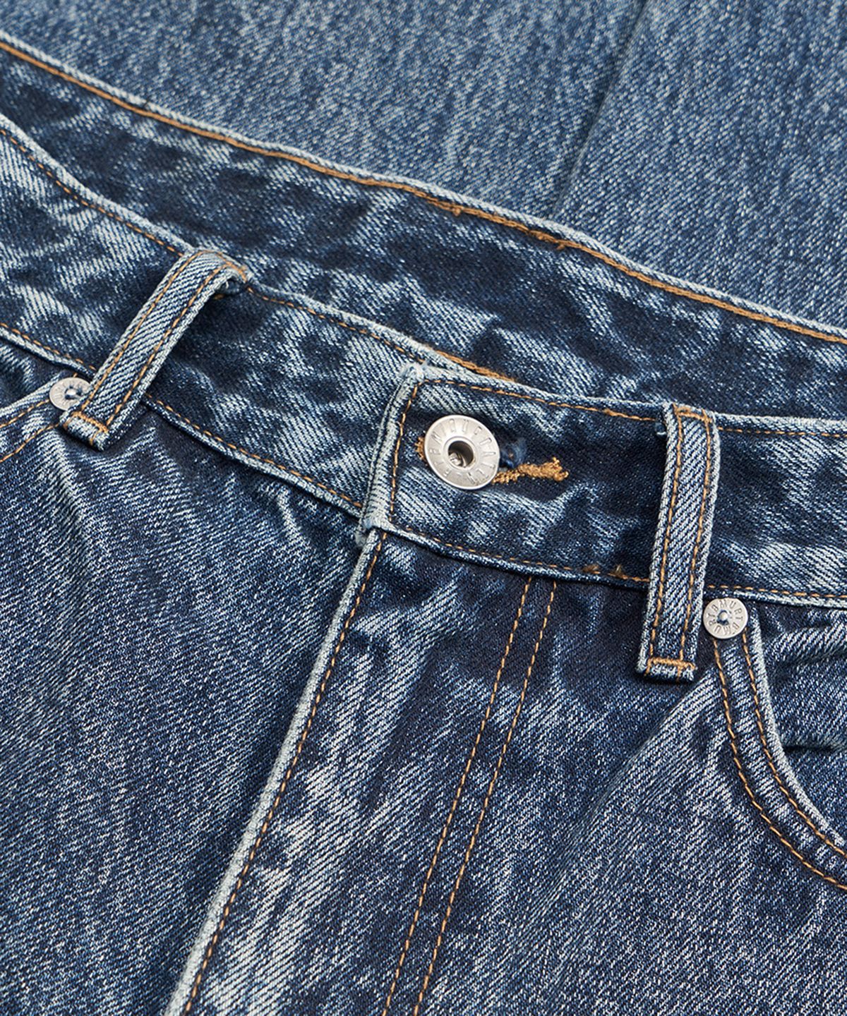 미드업데이트(MIDUPDATE) Vintage Washing Wide Denim Pants_Blue