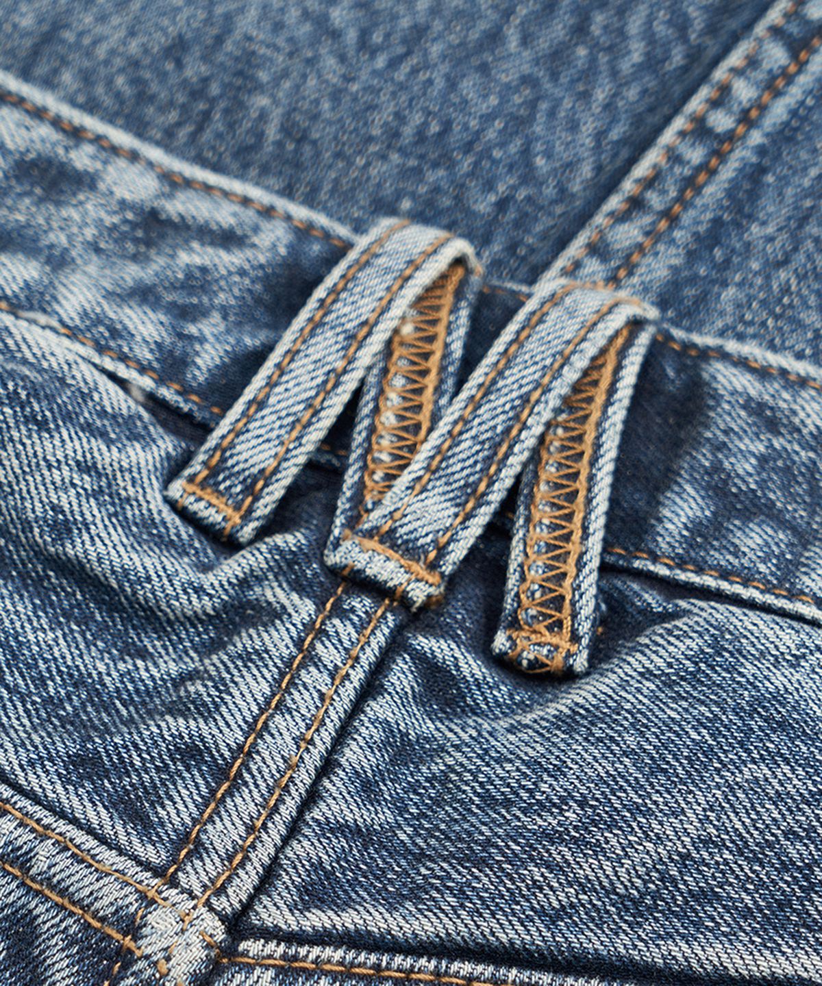 미드업데이트(MIDUPDATE) Vintage Washing Wide Denim Pants_Blue