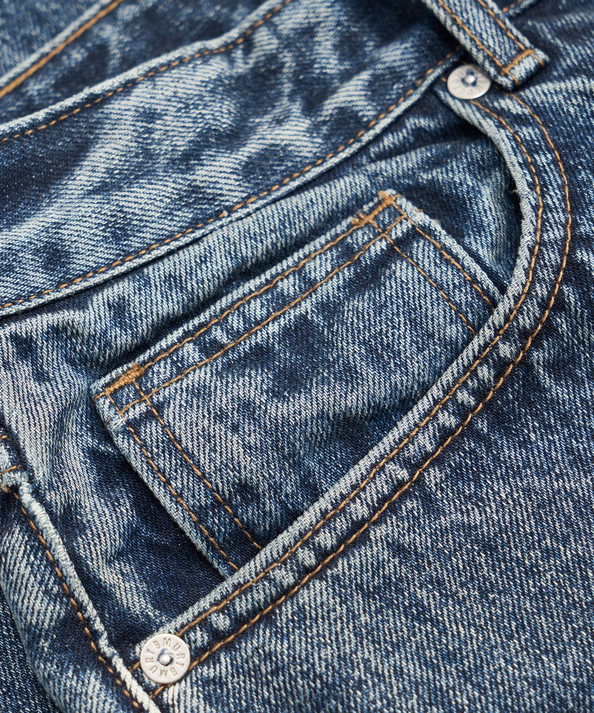 미드업데이트(MIDUPDATE) Vintage Washing Wide Denim Pants_Blue