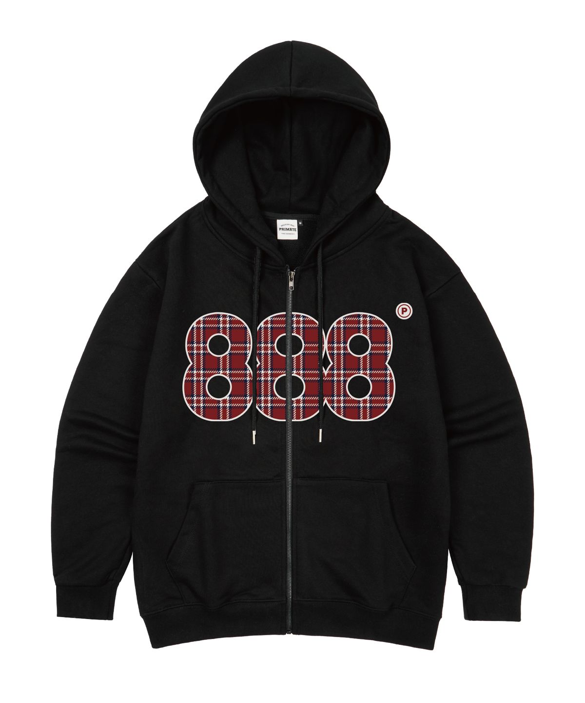 프라임에이트(PRIMATE) [NO기모] CHECK NUMBER.888 오버핏 투웨이 후드 집업 3 COLORS