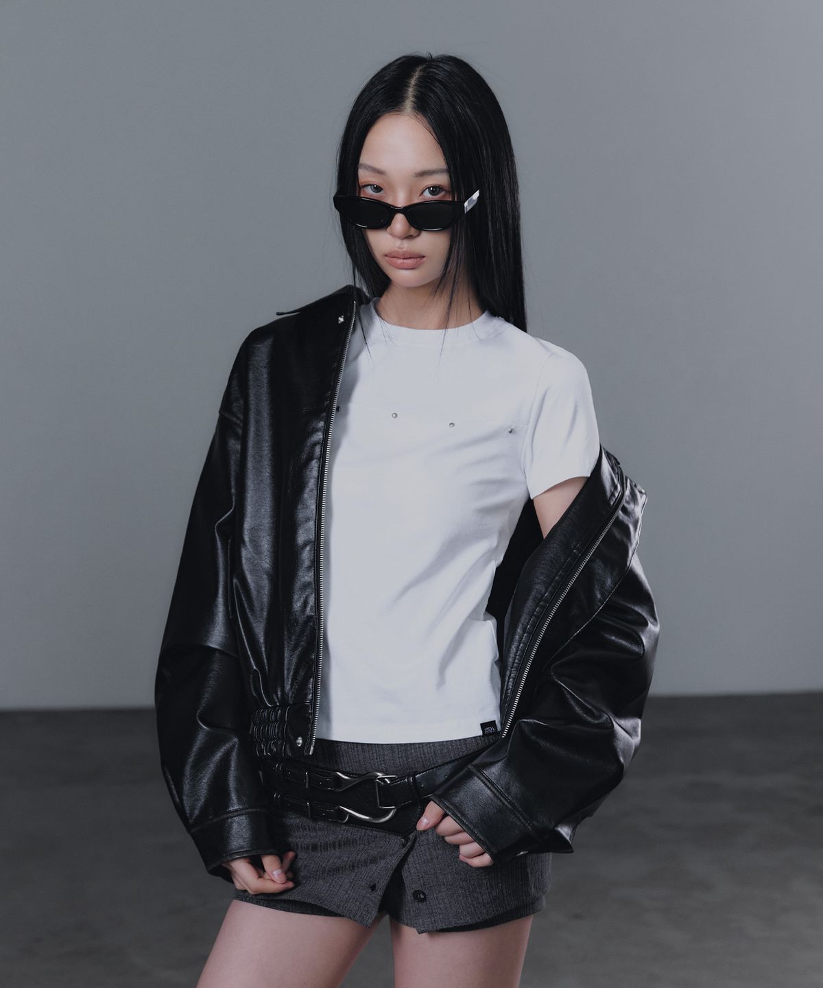 그로우하이드(GROWHIDE) 본디드 빈티지 워싱 블루종 자켓