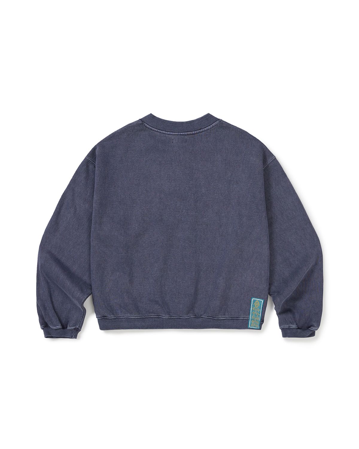 카락터(KARACTOR) Symbolic button sweatshirt / Vintage navy