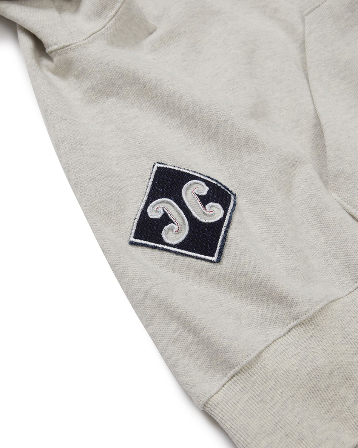 카락터(KARACTOR) Boiling patched hoodie / Oatmeal
