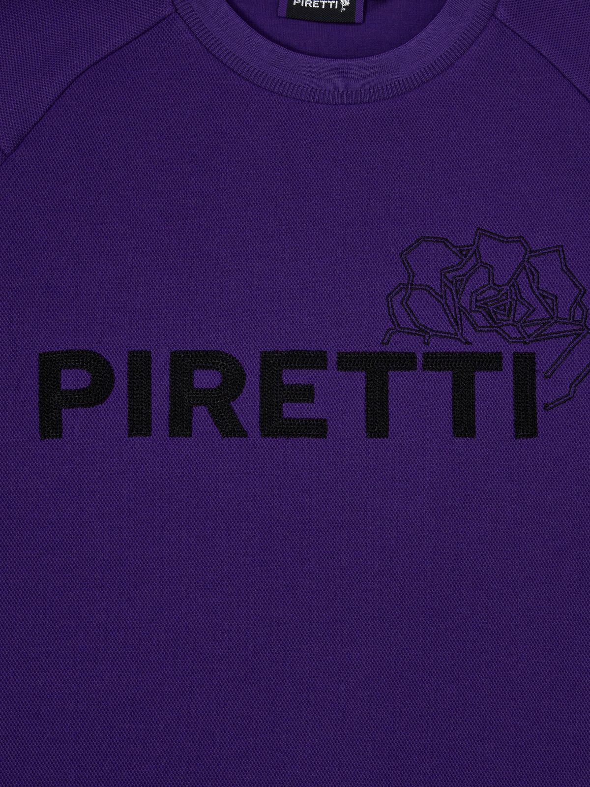 피레티(PIRETTI) 캡슐 맨투맨 티셔츠 M_Purple
