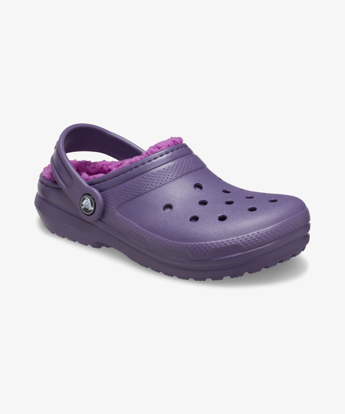 크록스키즈(CROCS KIDS) 클래식 라인드 클로그 키즈 - 나이트쉐이드 / 207010-5CI