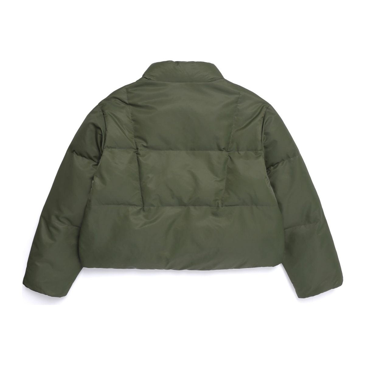 내셔널지오그래픽(NATIONALGEOGRAPHIC) N254WPD901 여성 세미크롭 하이넥 패딩 점퍼 OLIVE KHAKI