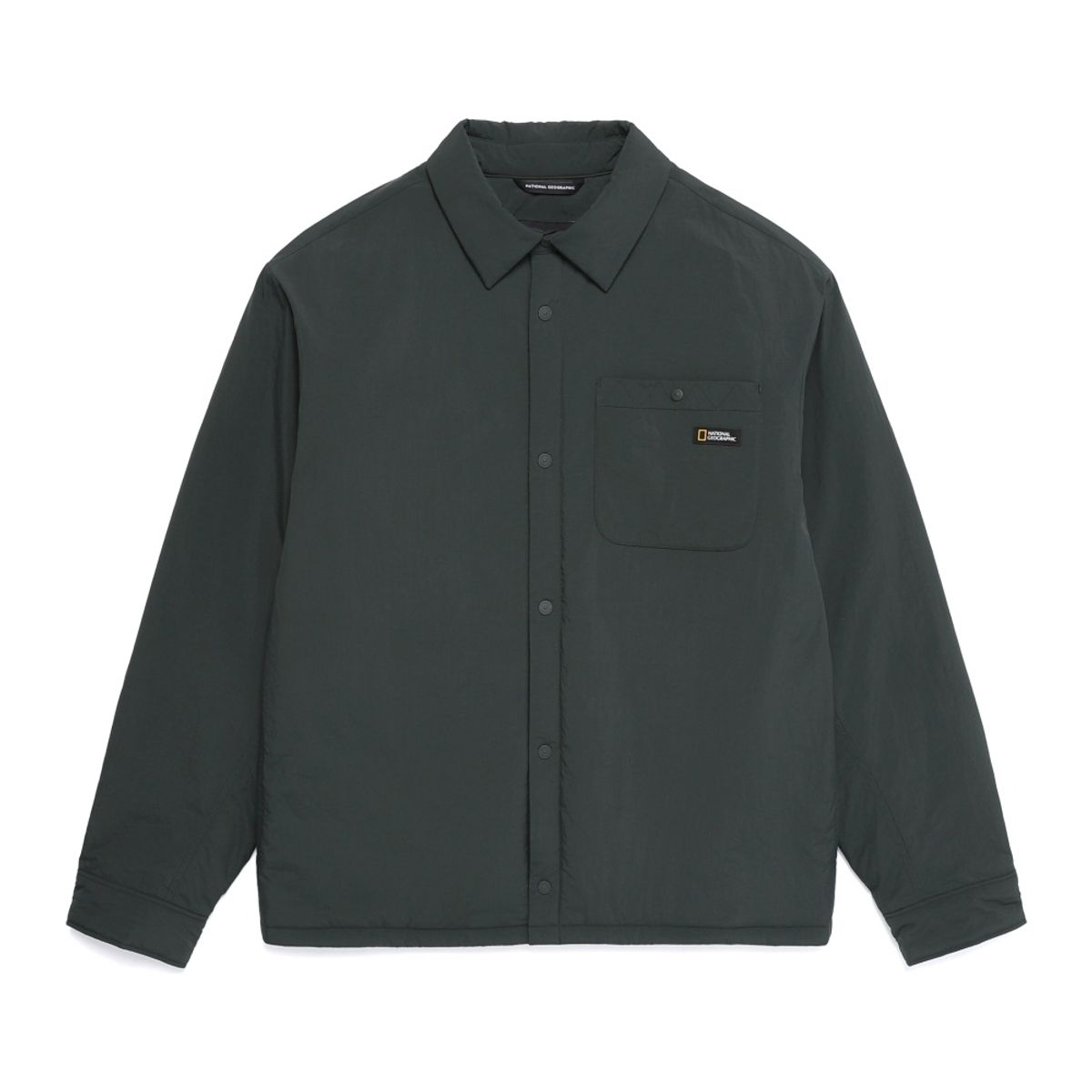 내셔널지오그래픽(NATIONALGEOGRAPHIC) N254UPD901 셔츠형 패딩 점퍼 WOOD GREY