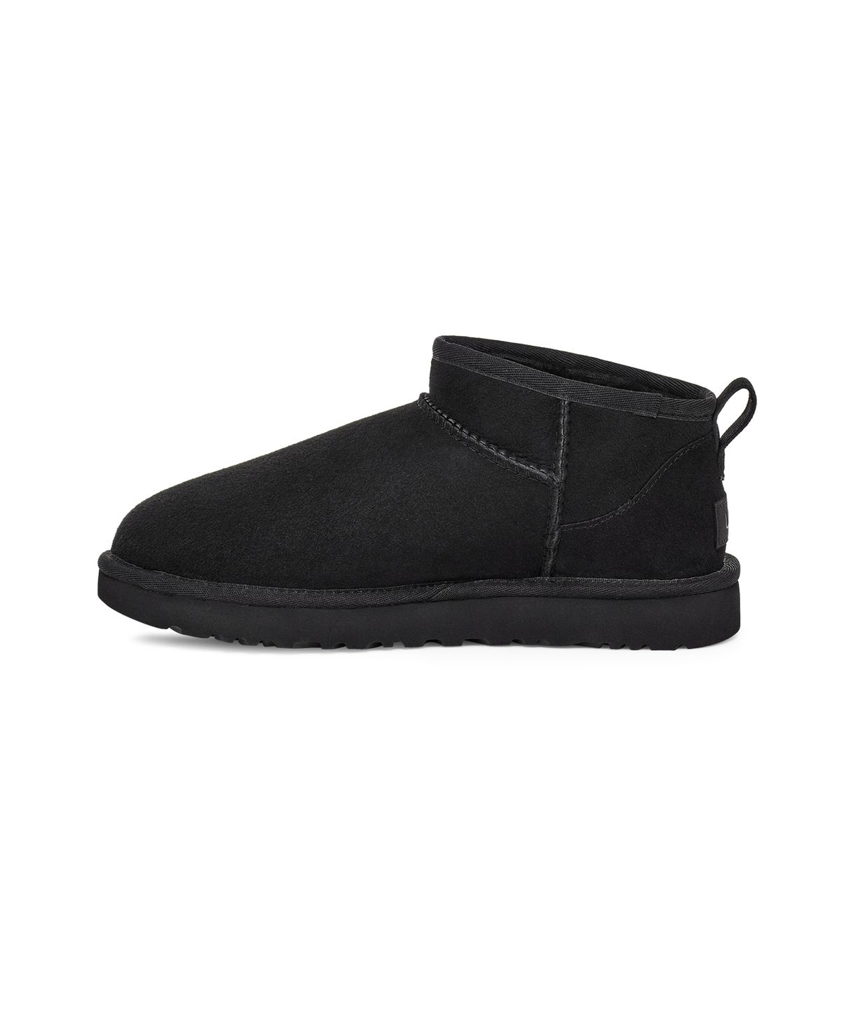 어그(UGG) [WOMEN] 오버로크 스티치 울트라 미니 부츠 (클래식 울트라 미니) - 블랙 / 1116109-BLK