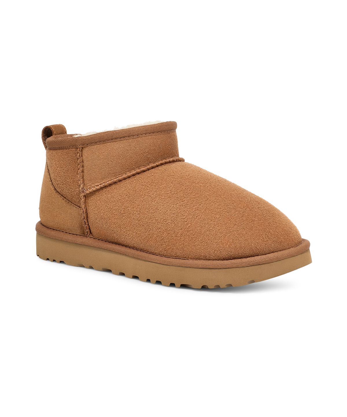 어그(UGG) [WOMEN] 스웨이드 레더 미니 부츠 (클래식 울트라 미니) - 체스넛 / 1116109-CHE