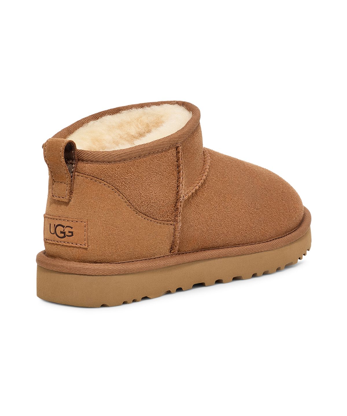 어그(UGG) [WOMEN] 스웨이드 레더 미니 부츠 (클래식 울트라 미니) - 체스넛 / 1116109-CHE
