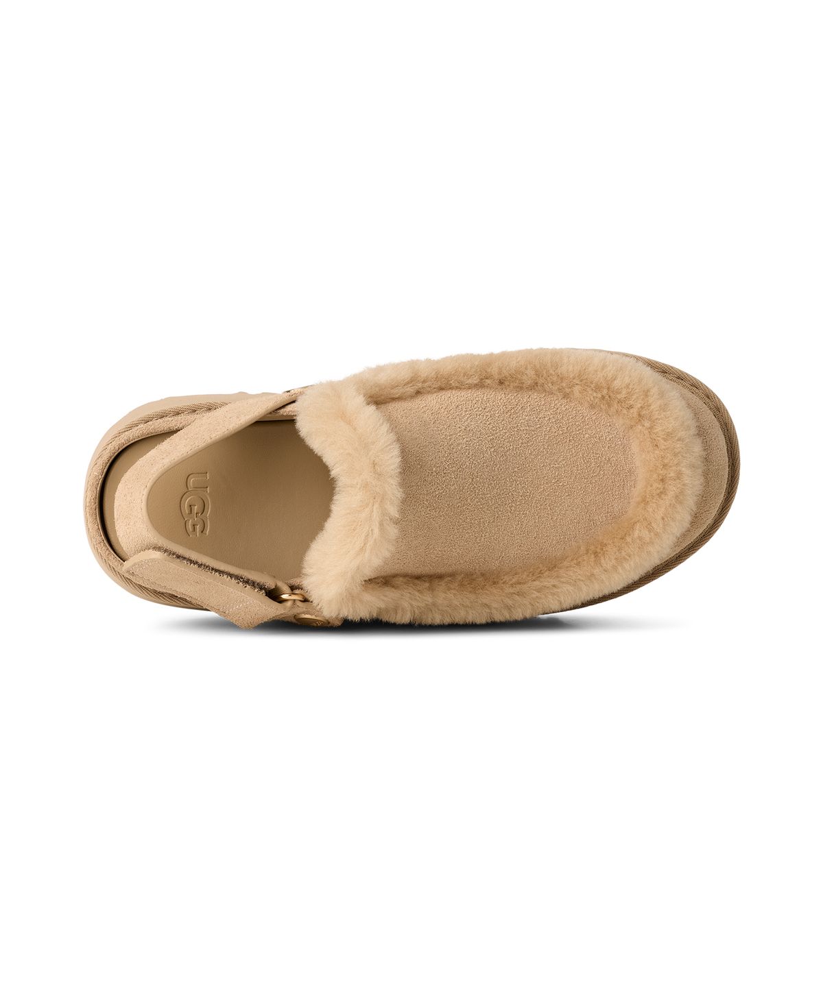 어그(UGG) [WOMEN] 스웨이드 양모 트리밍 클로그 (에스미 클로그) - 머스타드 시드 / 1173331-MDSD