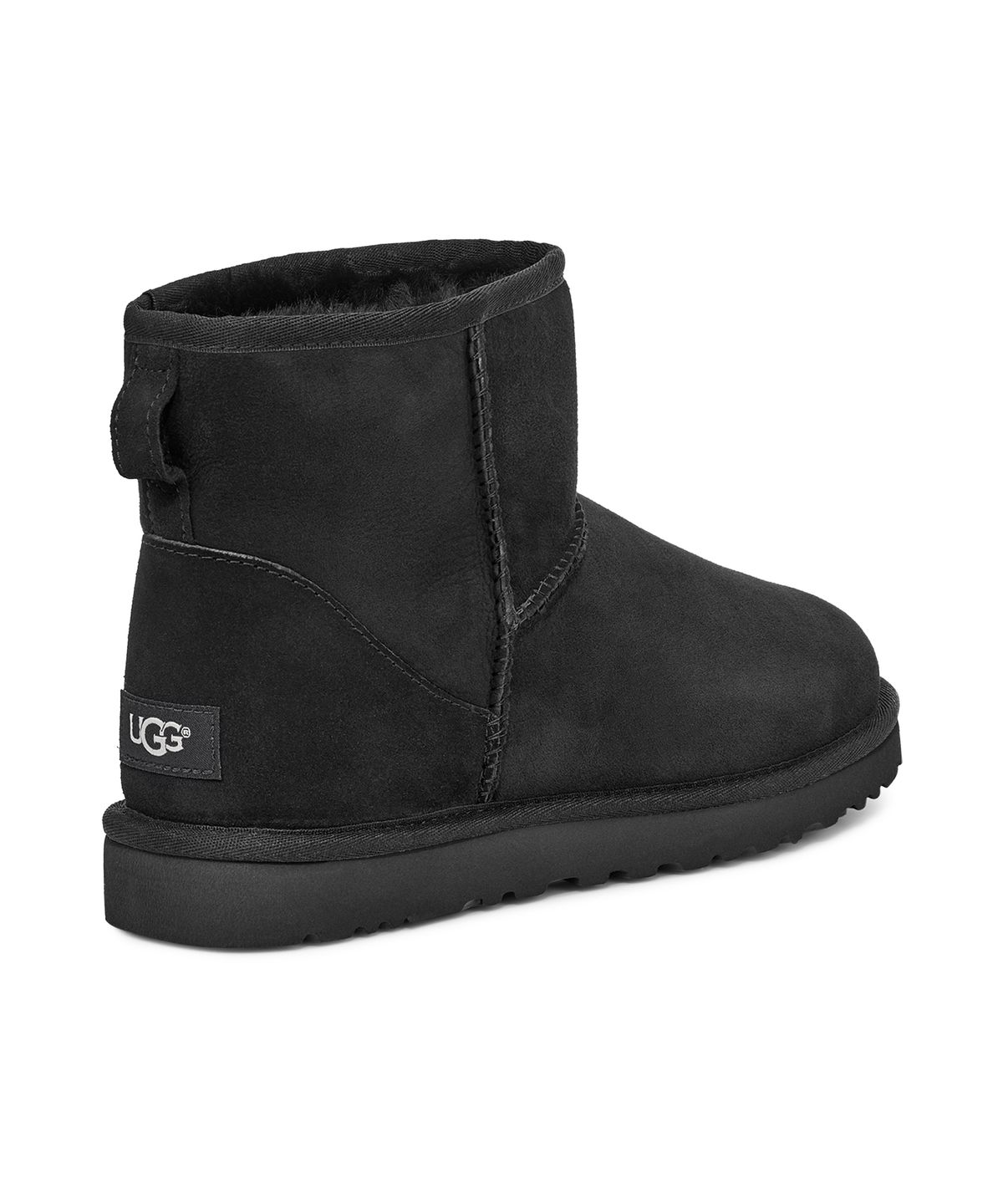 어그(UGG) [MEN] 오버로크 스티치 미니 부츠 (클래식 미니) - 블랙 / 1002072-BLK