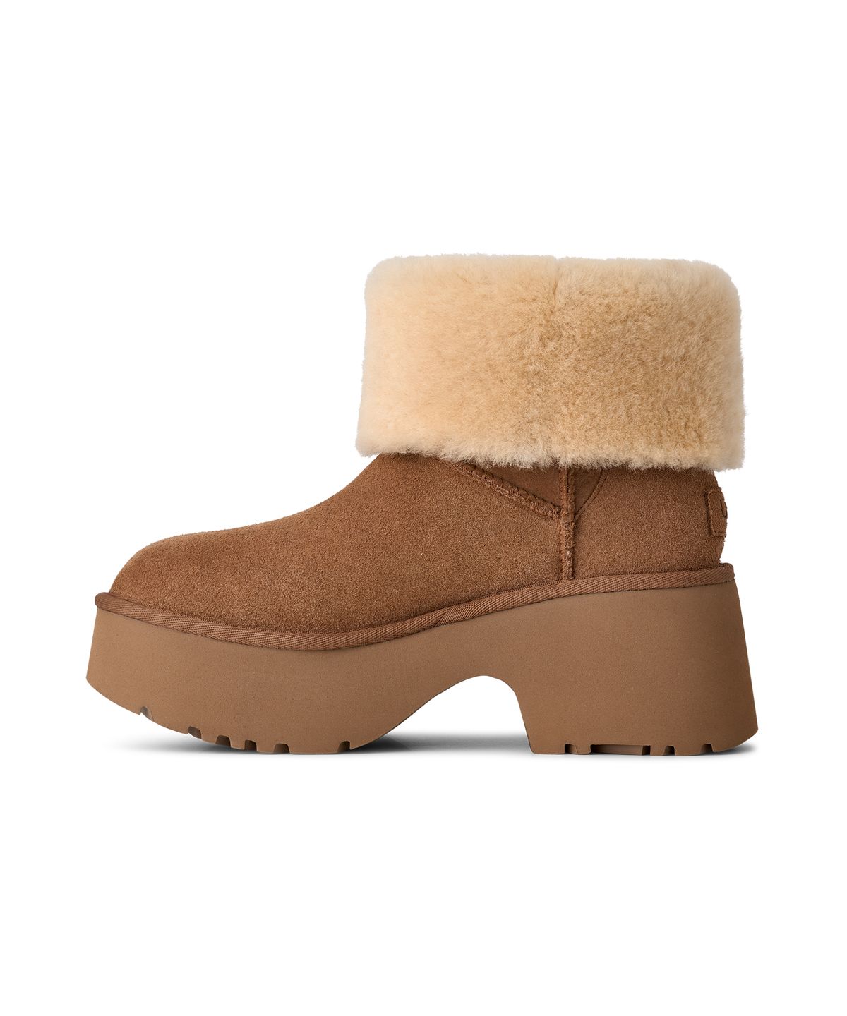어그(UGG) [WOMEN] 유니크 트윈페이스 힐 부츠 (에스미 부츠) - 체스넛 / 1171533-CHE