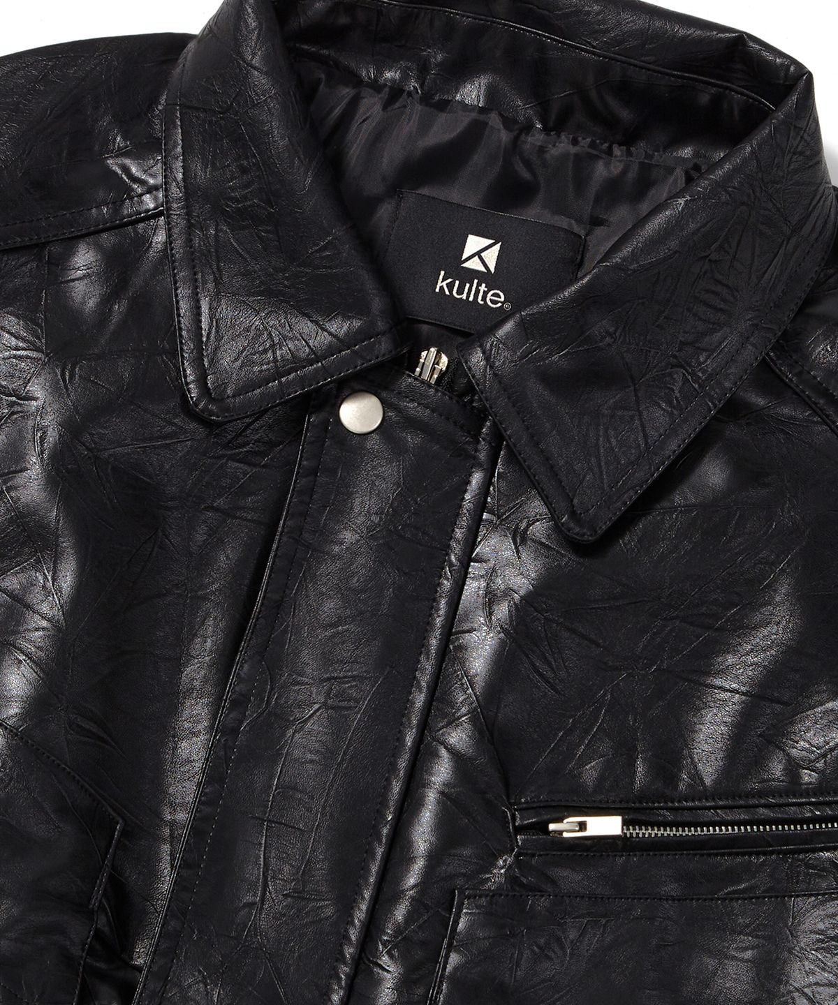 쿨트(KULTE) WILD SYNTHETIC  BOMBER JACKET_BLACK