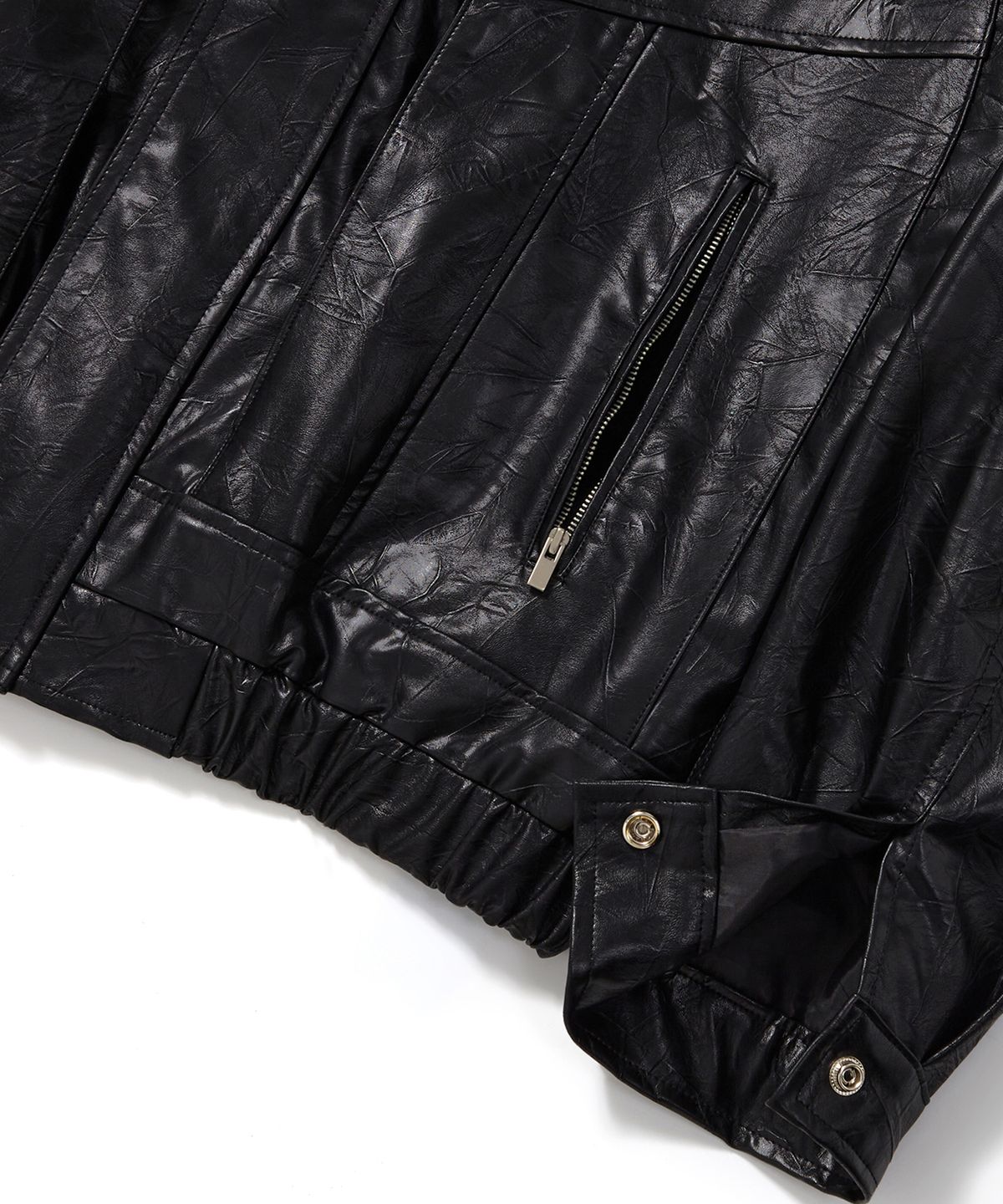 쿨트(KULTE) WILD SYNTHETIC  BOMBER JACKET_BLACK
