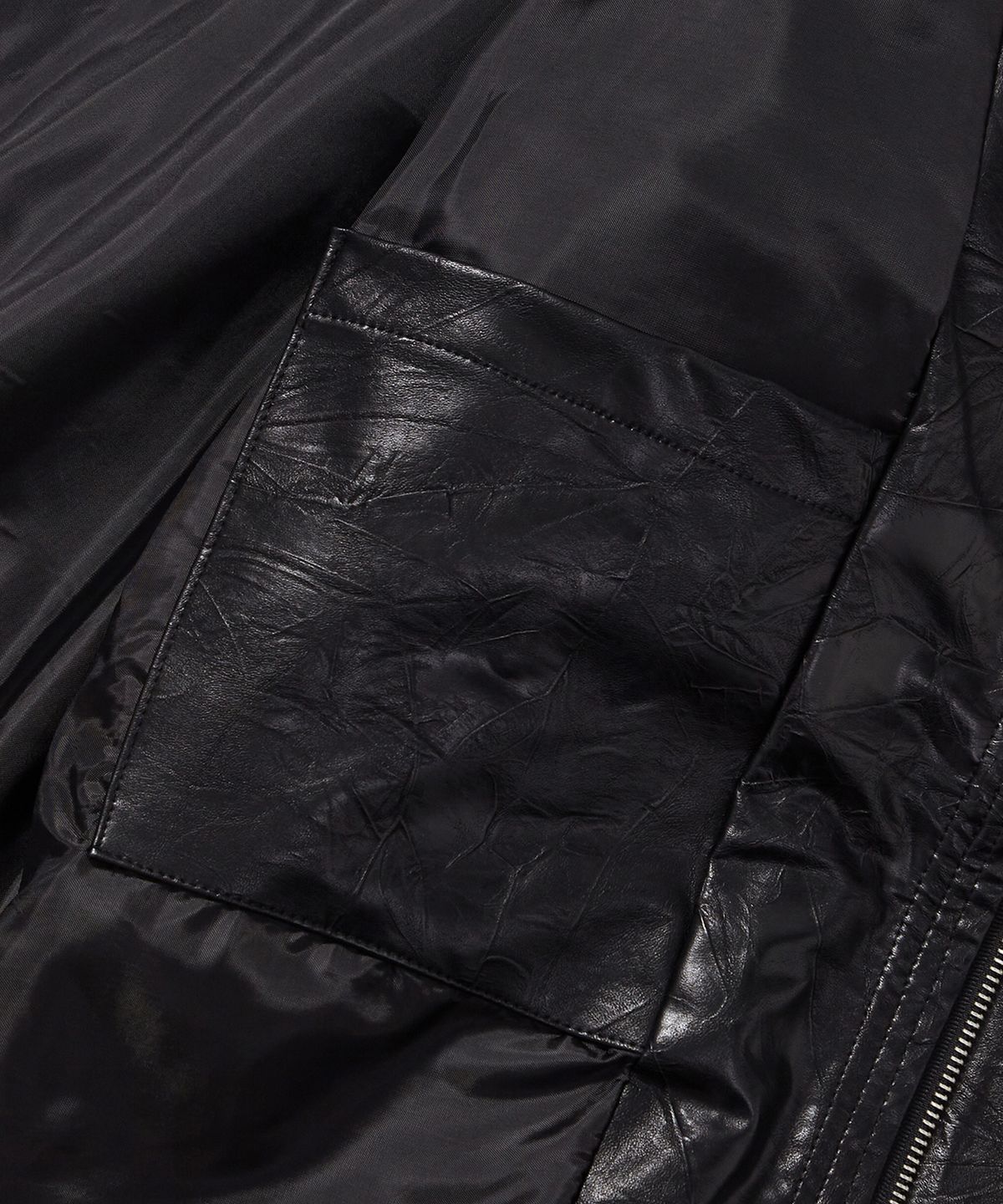 쿨트(KULTE) WILD SYNTHETIC  BOMBER JACKET_BLACK