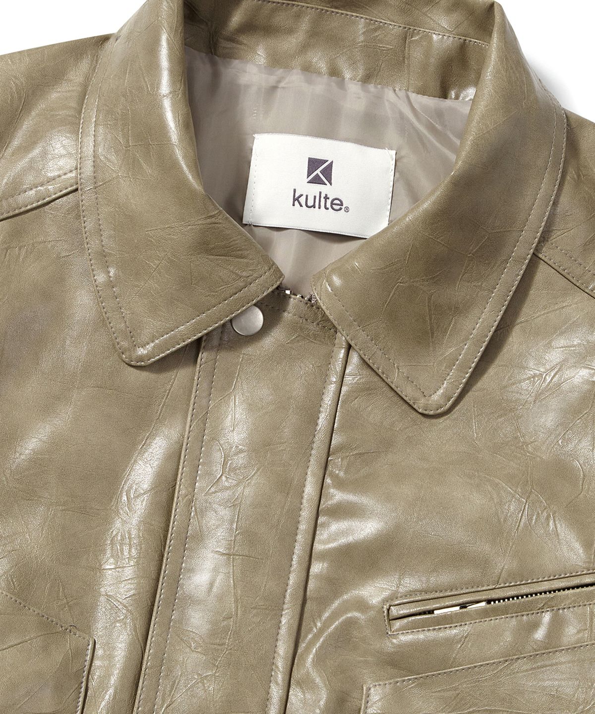 쿨트(KULTE) WILD SYNTHETIC BOMBER JACKET_BEIGE