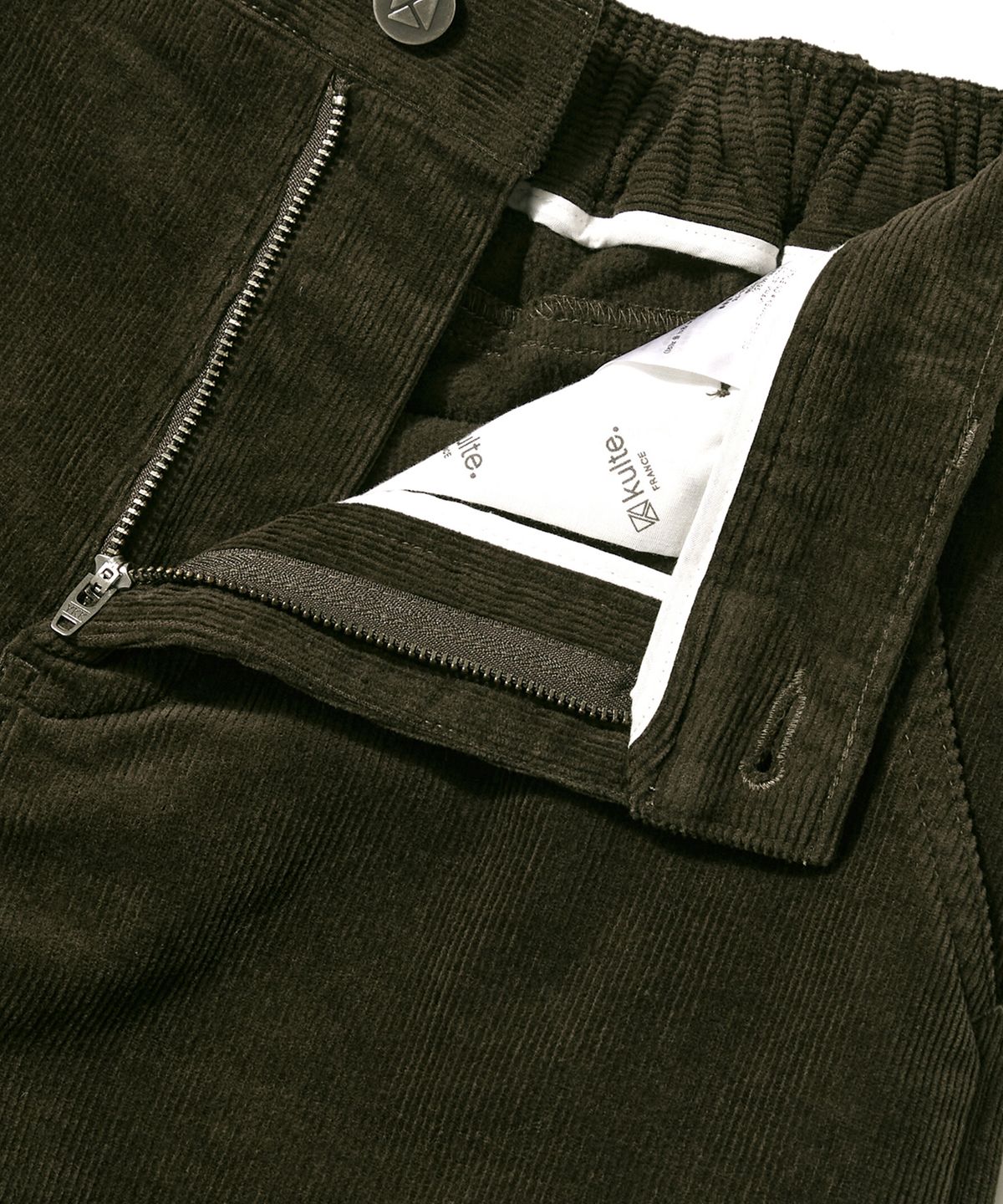 쿨트(KULTE) BACK BRUSHED CORDUROY PANTS_KHAKI