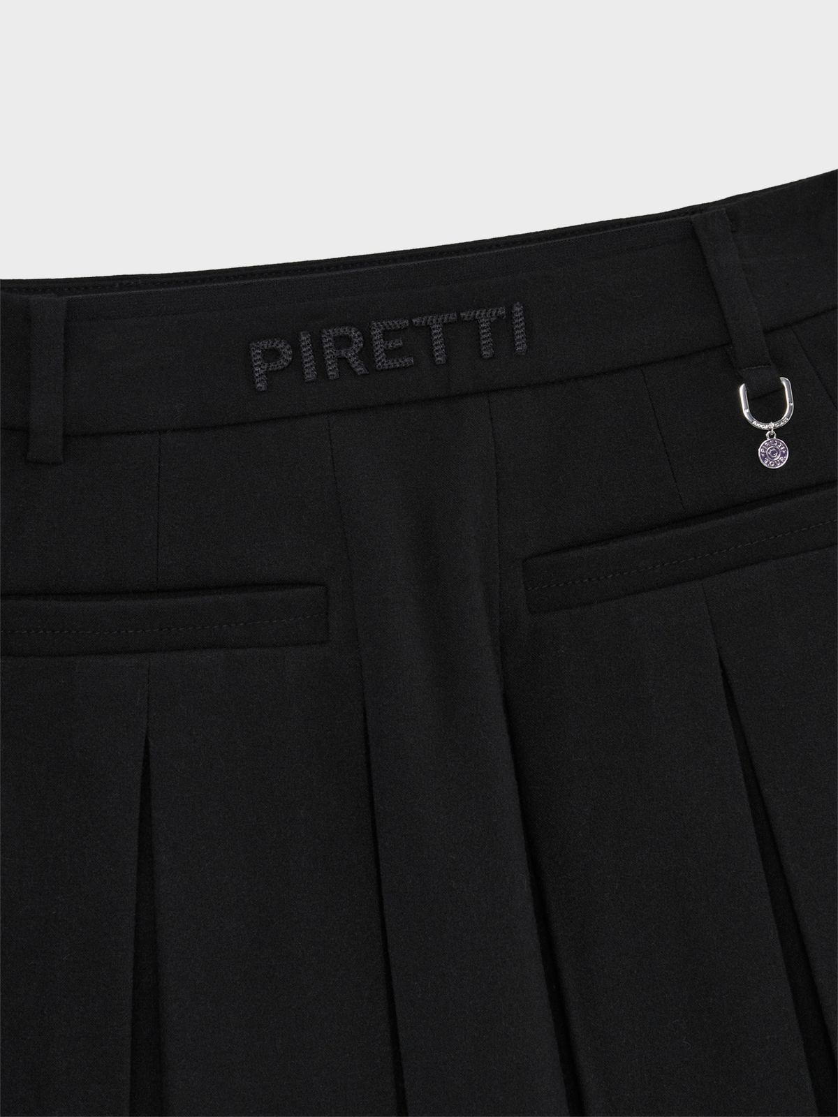 피레티(PIRETTI) 캡슐 긴기장 큐롯 W_Black