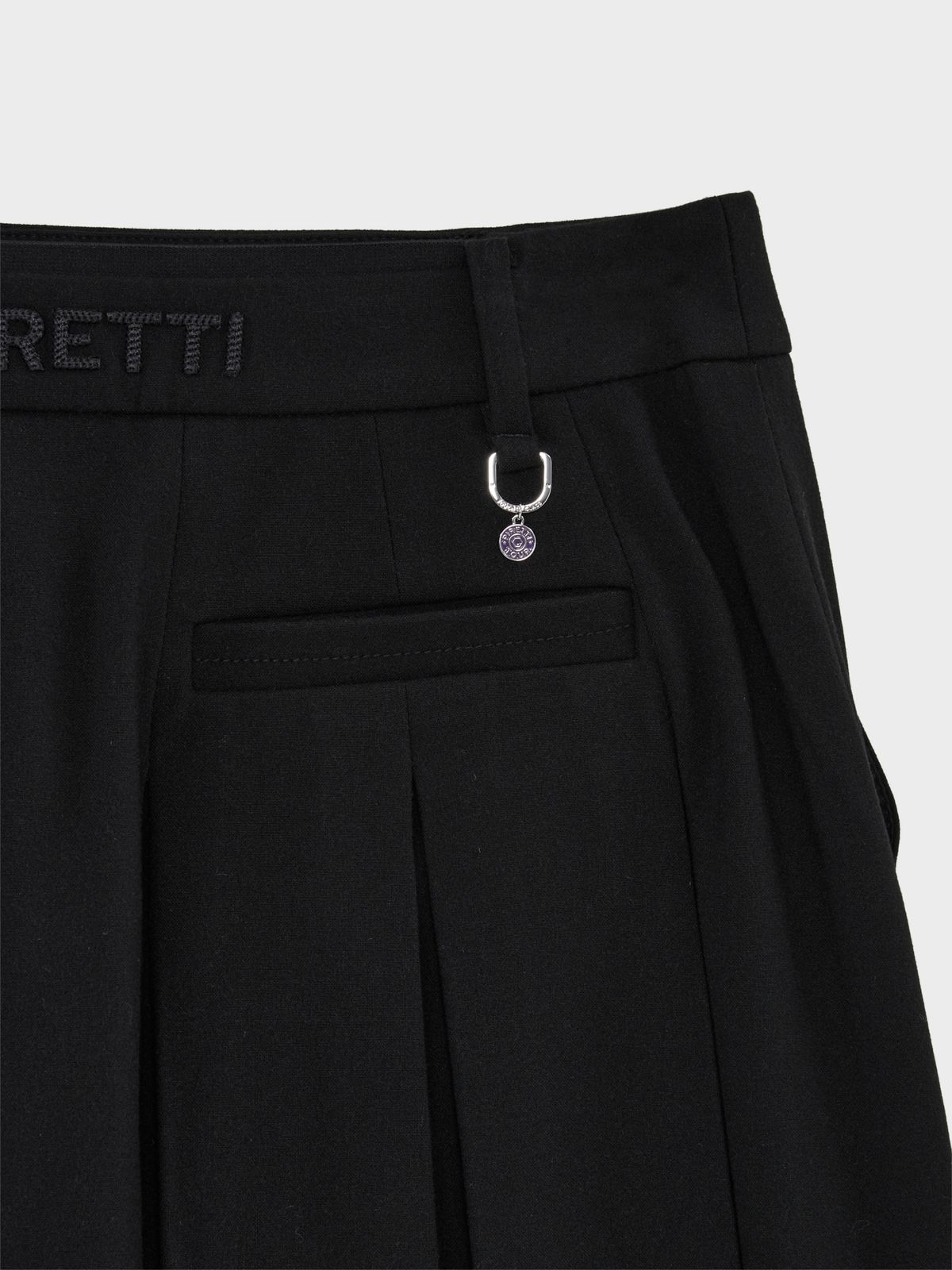 피레티(PIRETTI) 캡슐 긴기장 큐롯 W_Black