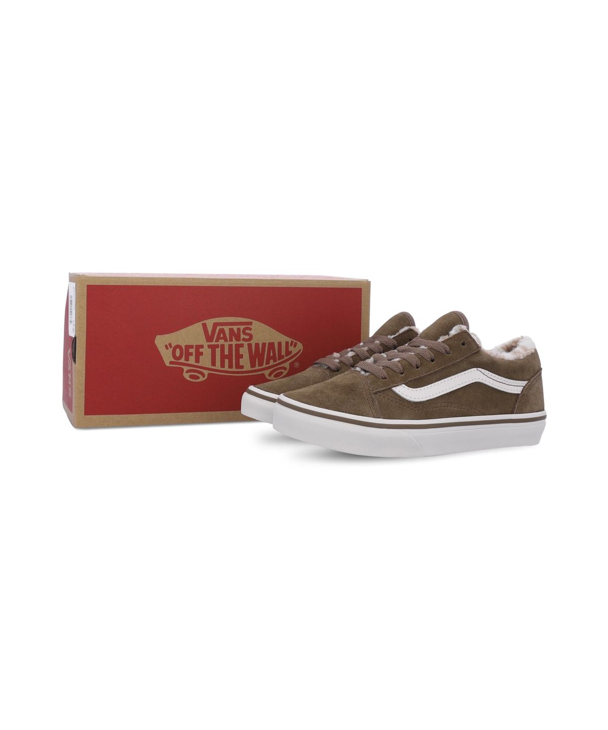 반스 키즈(VANS KIDS) 키즈 올드스쿨-코지 허그 세피아