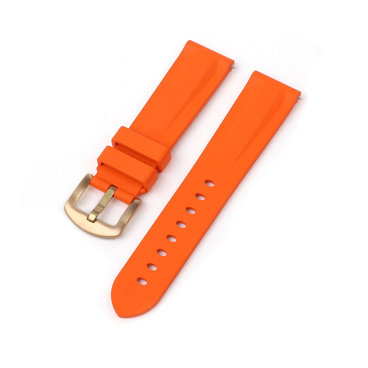 란쯔(LANTZ) [20mm] 오렌지 러버 스트랩 MAVERICK WATCH